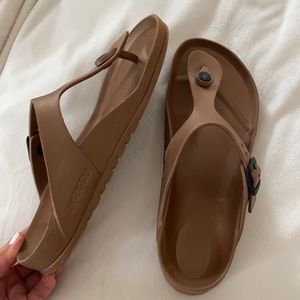 Rubber Birkenstock’s - Used, size 8
